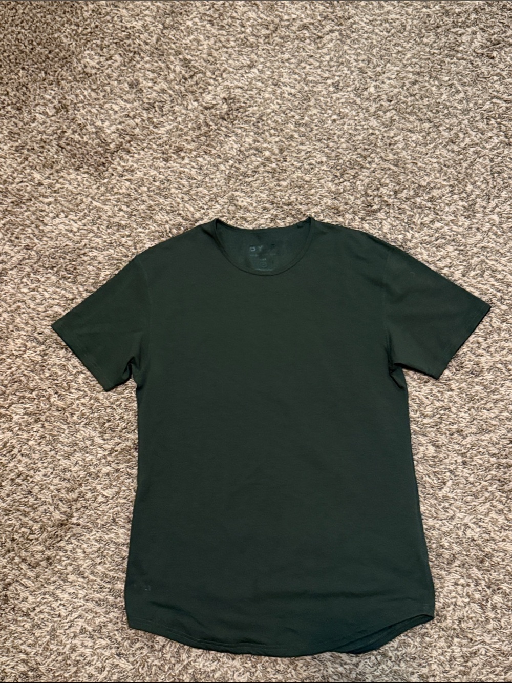 BYLT Crew Neck Drop Cut Lux Dark Green